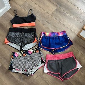 So Athletic Shorts Bundle with Matching Sports Bra